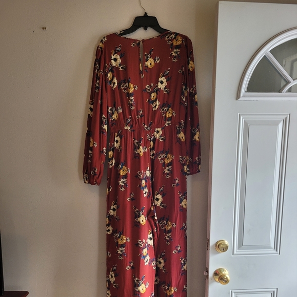 Xhilaration Floral Pant Romper - Picture 3 of 9